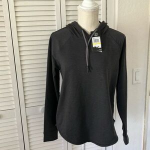 Under Armor Hooded Open back hoodie grey size M NEW‎ WITH TAGS loose fit